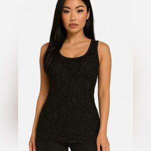 Black Lace Tank Top